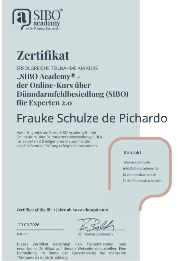 sibo-kurs-update-2025-academy-zertifikat JPG
